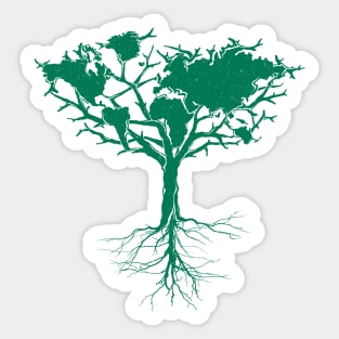 Earth Tree Sticker